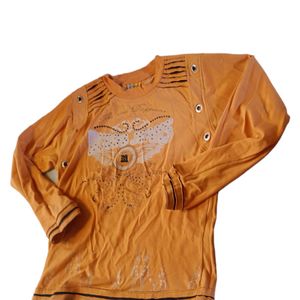 Women Top Orange