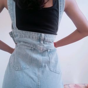 Denim Jumpsuit Skirt