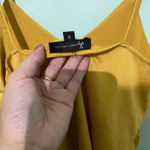 Crepe Top Yellow