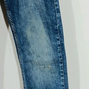 Dark Blue Faded Jeans (Men's)