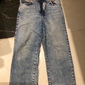 Light Blue Zara Straight Denims