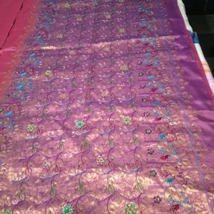 Women Silk Blend Saree