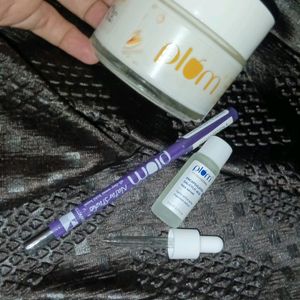 Serum, Kajal And Moisturizer Combo