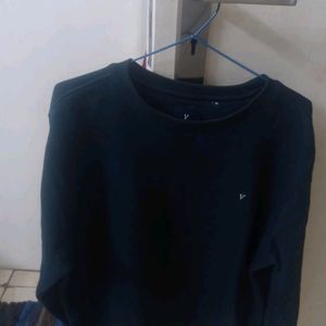 Van Husen Dark Green Sweatshirt For Men