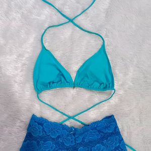 Beautiful Blue Knotted Bikini 👙 💙