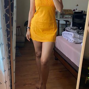 Bershka Mini Summer Dress 🧡