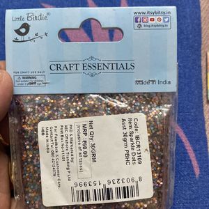 Craft Essential Glitter 2 PCs Multi & Dark Pink