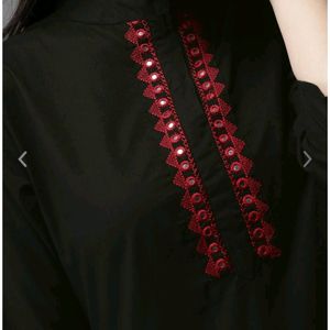 Here & Now Women Black Kurta