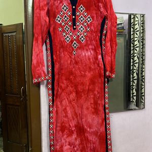 Thread Work Kurta