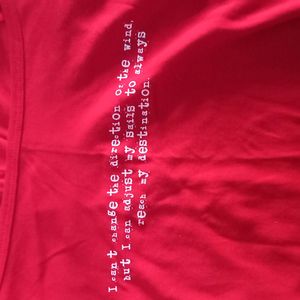 Red Women Tshirt