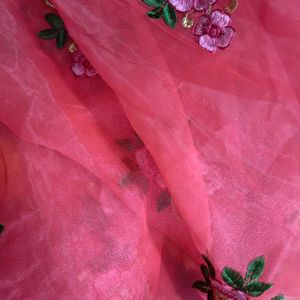 New Organza Material 1.84 Metres