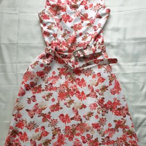 Floral Knee Length Dress