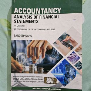 ANALYSIS OF FINANCIAL STATEMENTS CLASS 12