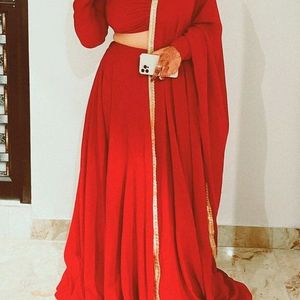 Red Lehenga