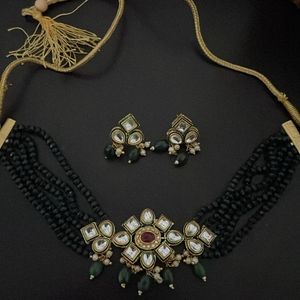 Green Jewellery Set