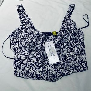 Zudio Floral Print Crop Top