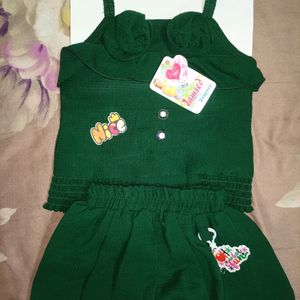 BABY GIRL TOPPER & SHORTS