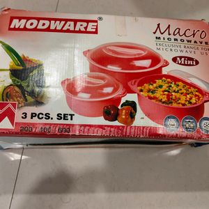 New Microwave Mini Set Of 3