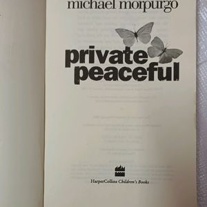 Private Peaceful By Michael Morpurgo