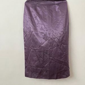 SATIN SKIRT