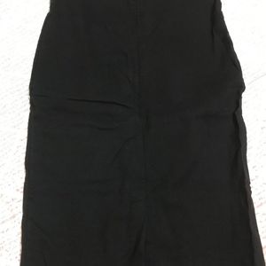 Black Pencil Fit  Skirt Stretchable