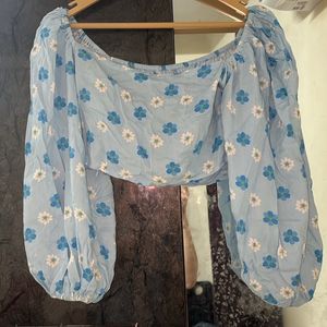 Flower Print Top