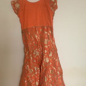 Orange Kurta Set