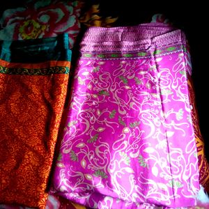 Satin Silk Saree Combo