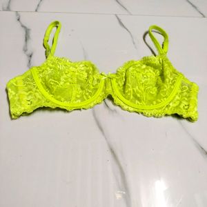 Prettysecrets Neon Green Bra