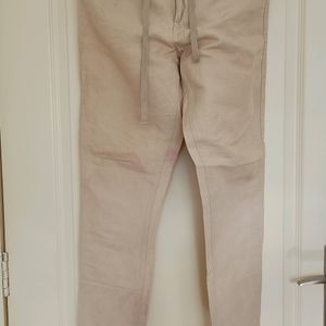 BEIGE LINEN Trouser Smart And Classy