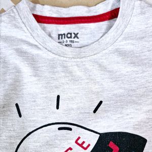 4 Max T-shirts for Boys (2-3 Years)