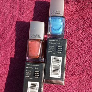 💥Sale Myglamm Manish Malhotra Nail Lacquer Pack 2