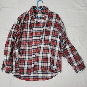 Checked Red Shirt