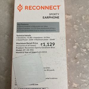 Reconnect Wired Earphones For Grabs