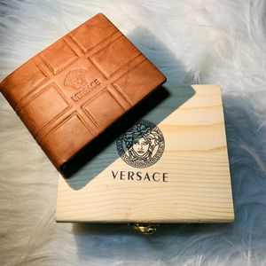 Versace Brown Medusa Biggie Men's Wallet