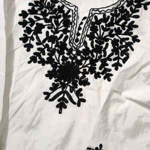 chikankari kurti Tunics