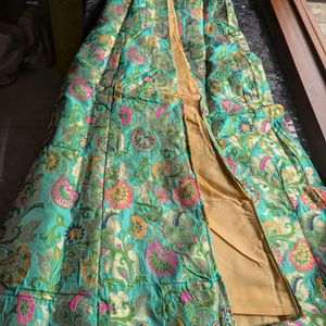 Semi Stitched Banarsi Skirt