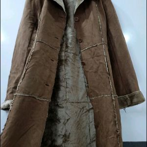 Kashmiri Leather Overcoat