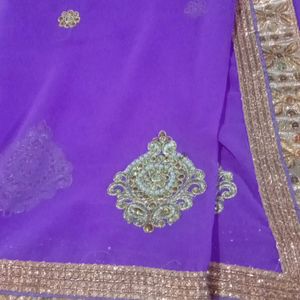 Work Stones Saree