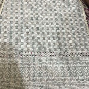 Pakistani Cotton Chickenkari Handwork Kurta