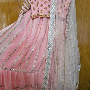 Baby Pink Colour Lehnga Choli