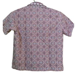 Cotton Shirt Mandala Print Beachy