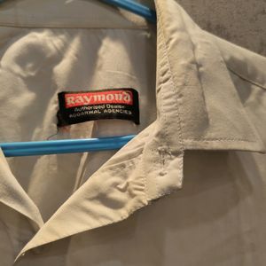 Men Cotton Collared Formal Shirt By Raymond