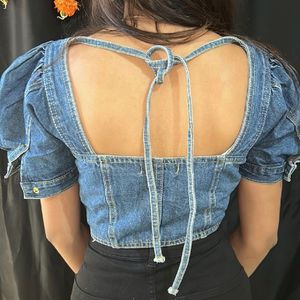 Beautiful Denim Corset