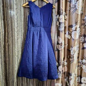 Satin Flared Dress Cute Korean💙