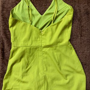 URBANIC Lime Green Play suit