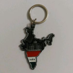 India Metal Keychain