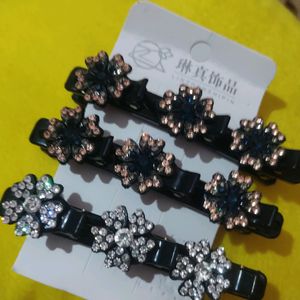 Combo Of 4 Korean Hairclips