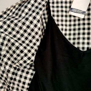 Zara gingham Checked Shirt