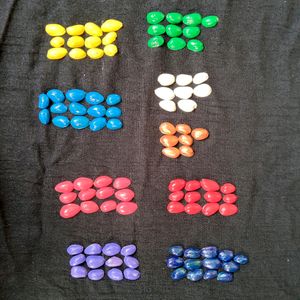 Painted Pista Shells - 100 Piece